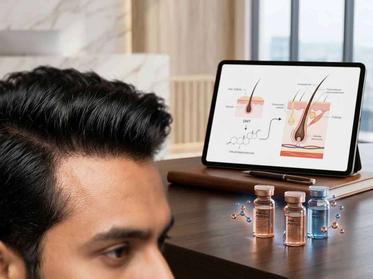 is ghk cu better than minoxidil AHK-Cu vs GHK-Cu Do your own research on our two active ingredients Best Peptides for Hair Growth: